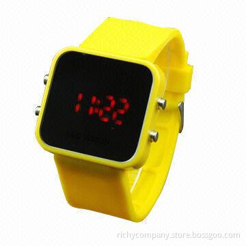 LED watch, daily life water-resistant